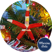 8325 - Festive Decor - Starfish Santa Claus